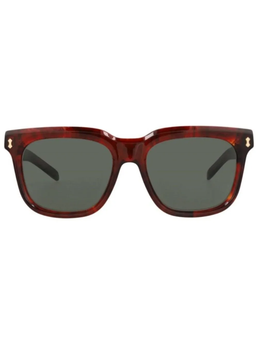 New Gucci Mens Square/Rectangle Havana Havana Grey Fashion Designer Sunglasses
